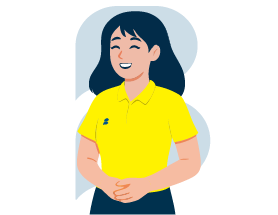 Ilustración de asesora Bitel